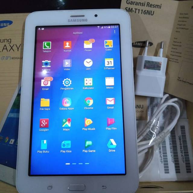 Samsung Galaxy Tab 3V Second Bekas Resmi SEIN Tablet SM-T116NU