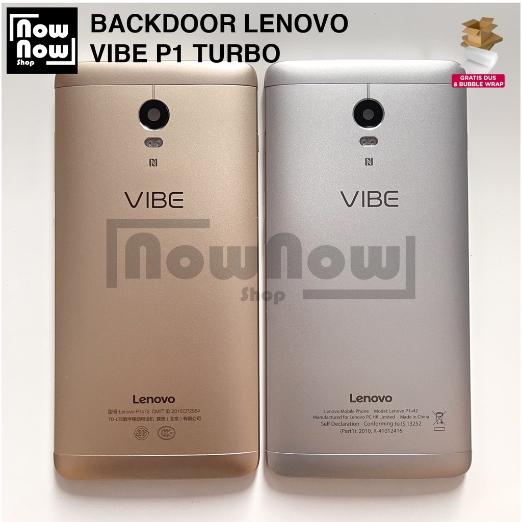 Backdoor Tutup Belakang Baterai Backcover Back Casing Lenovo Vibe P1 Turbo P1c72 P1a41 P1a42 P1c58