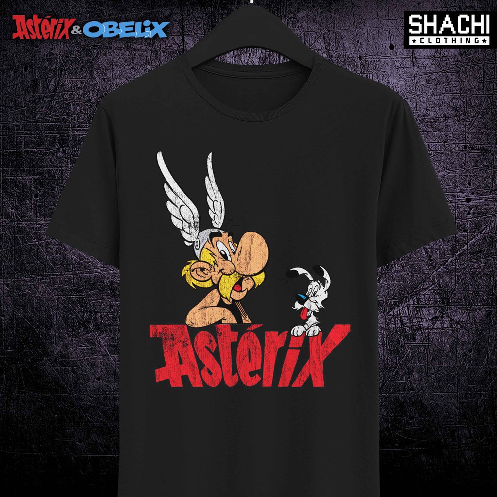 T Shirt Kaos Komik Jadul ASTERIX & OBELIX 02 - Premium Black NSA