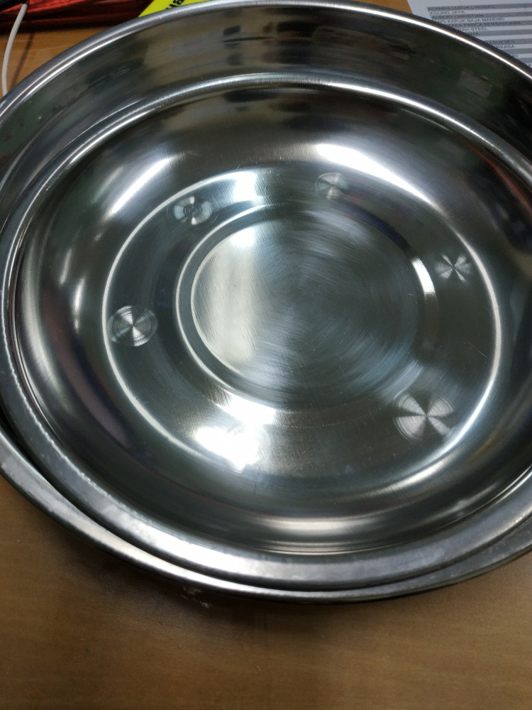 Homemaster Piring Stainless Multifungsi Ekonomis 0.3 Mm 22 Cm Model C Plate03c22