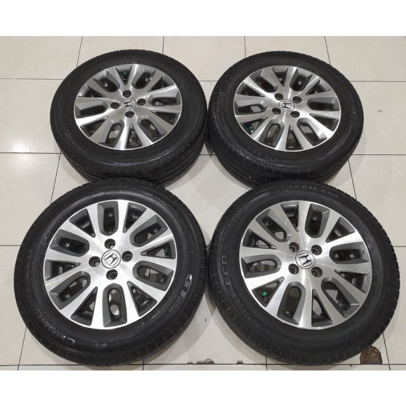 velg Mobil Second OEM Mobilio R15 Pcd 4x100+ ban 185 65 r15