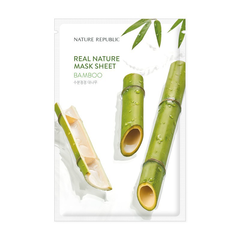 BARU!! NATURE REPUBLIC REAL NATURE MASK SHEET KONTROL MINYAK PELEMBAB