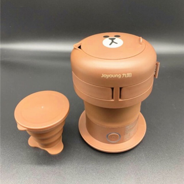 Joyoung x Line friends Brown Foldable Thermos