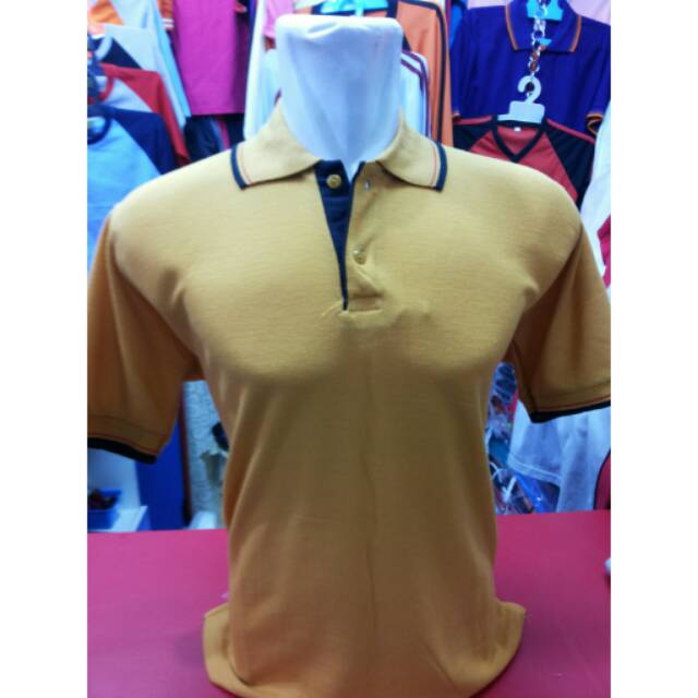 Polo Shirt Pendek Kuning Hanura | Kaos Polos | Kaos Cowok | Kaos Cewek | UNISEX