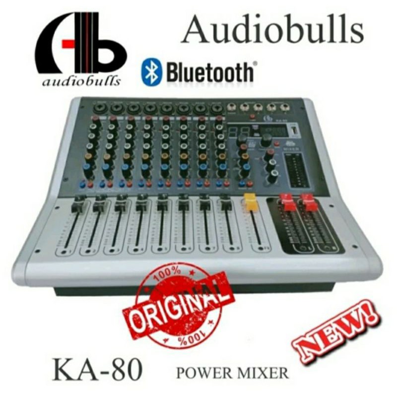 Power Mixer Audio AB audiobulls KA80 Premium Quality Original