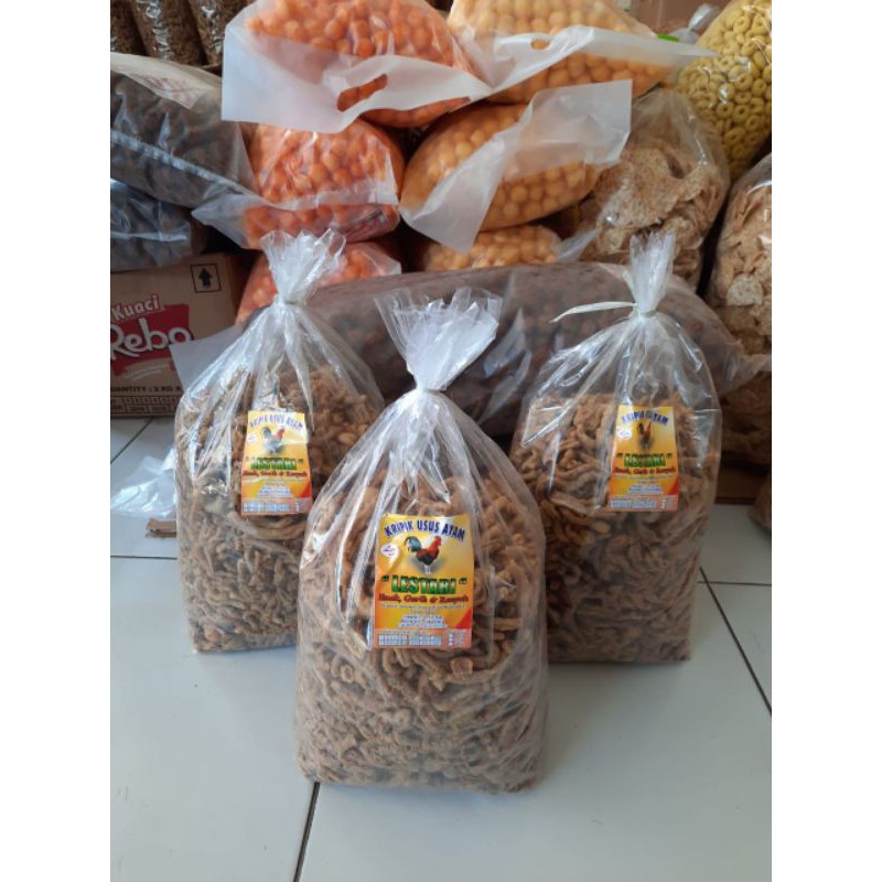 

keripik usus lestari 1kg