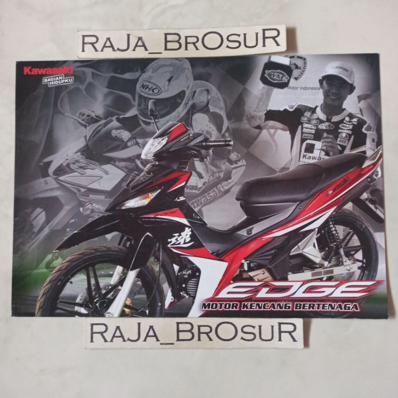 Poster brosur katalog flyer Kawasaki Edge 2011