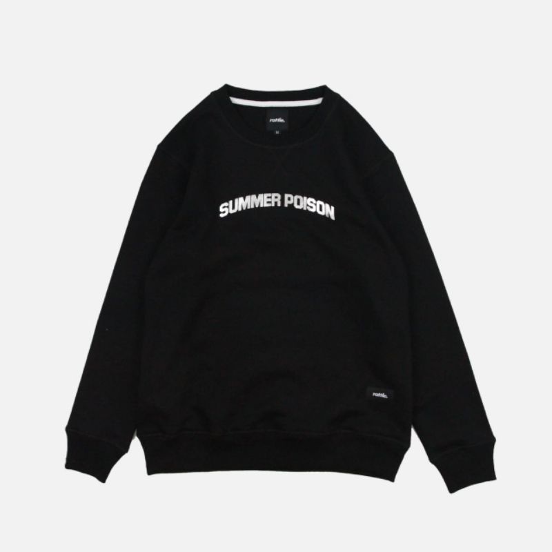 CREWNECK BLACK RATTLE