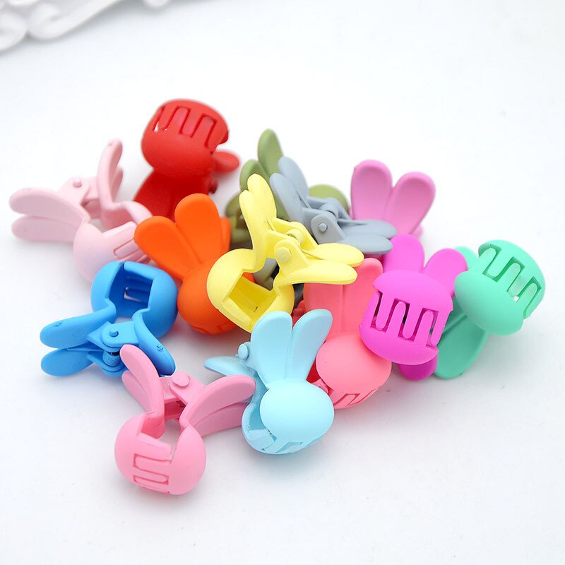 Jedai Doff Mini Karakter Jepit Rambut Lucu Imut Jepitan Poni Rambut Mini Jepit Rambut Baby Jepit Kutu-JM-MICRO RABBIT