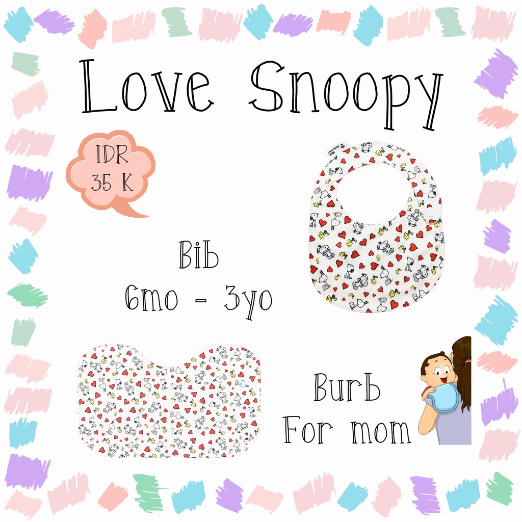 BIB BAYI SNOOPY