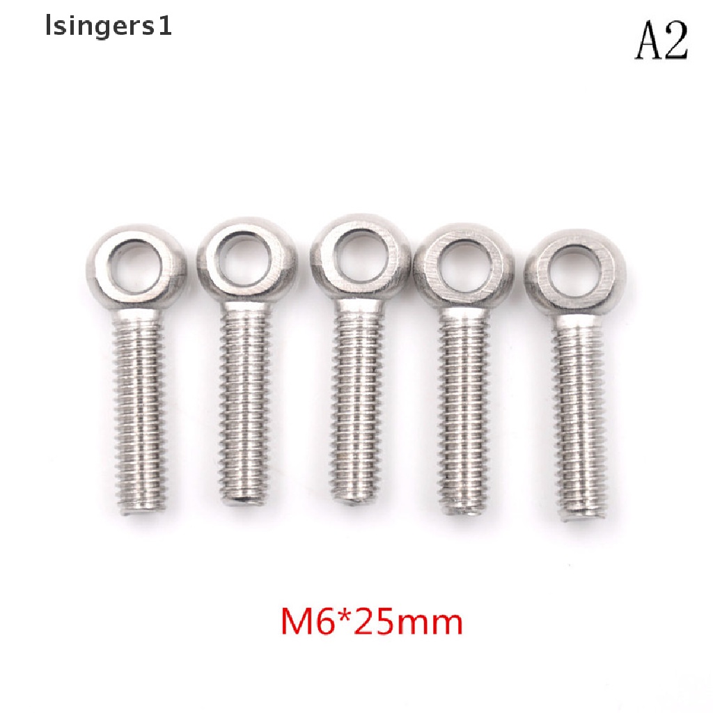 (lsingers1) 5pcs Baut M5 M6 M8 M10 M12 Bahan Stainless Steel