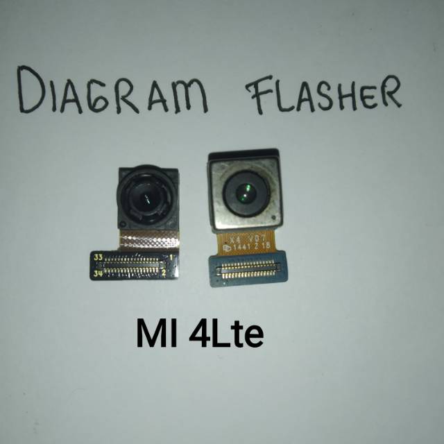 Original cabutan kamera Depan Belakang Mi4Lte