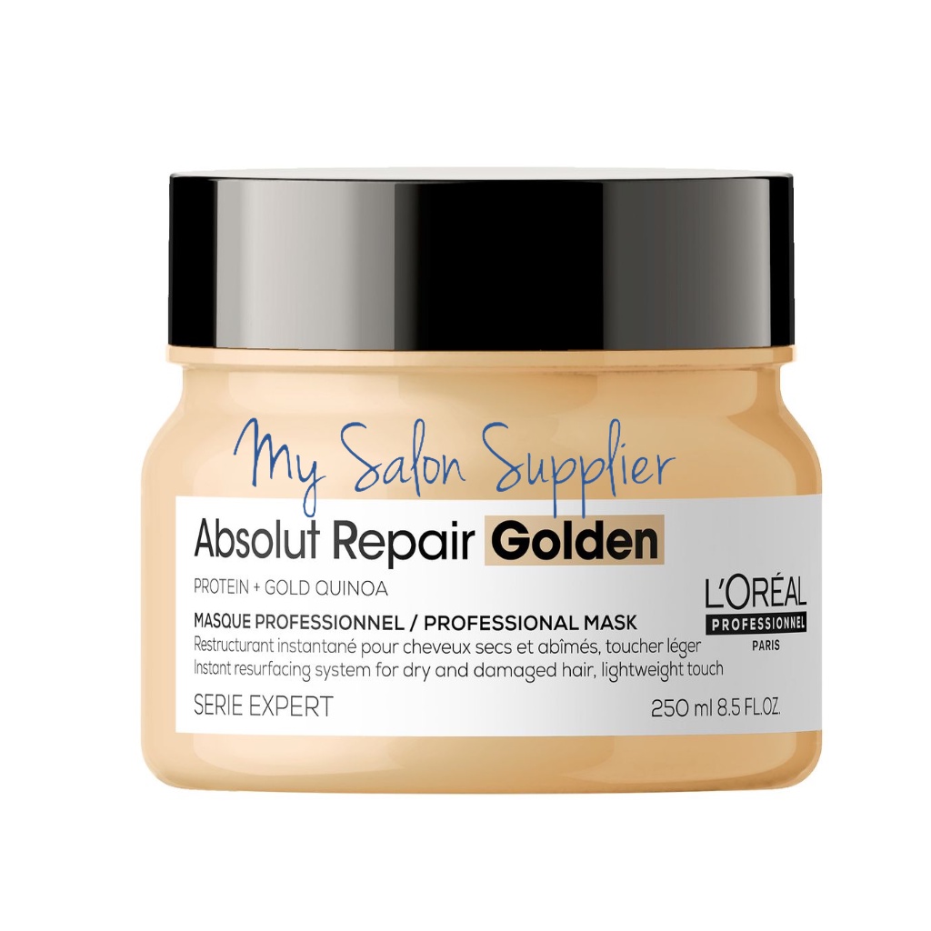 Loreal Serie Expert ABSOLUT REPAIR Golden Hair Mask Masker Rambut 250ML