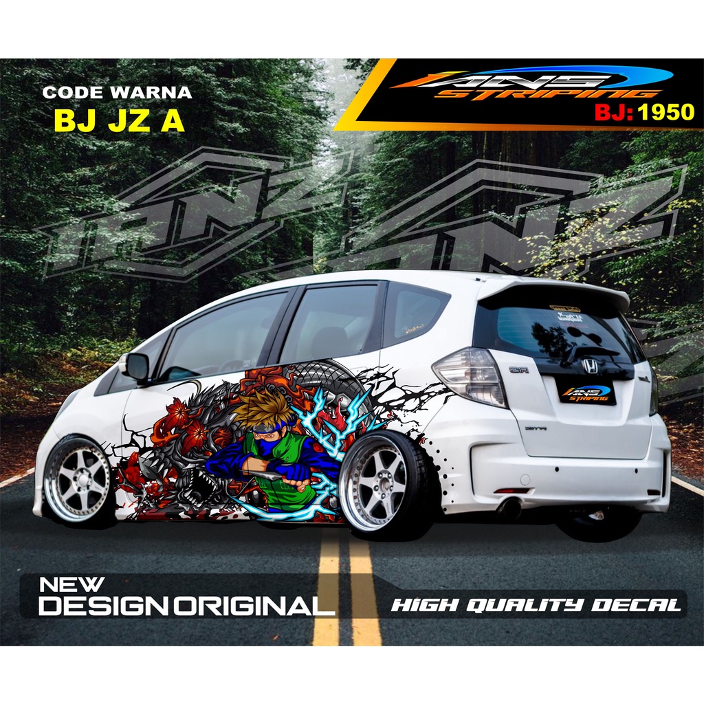 STICKER DECAL MOBIL HONDA BRIO / STICKER BODY SAMPING MOBIL JAZZ / DECAL STIKER MOBIL AGYA AYLA / STIKER MOBIL TERBARU