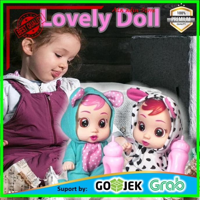 Cuci Gudang LOVELY DOLL boneka baby alive kostum animal hadiah anak cewek