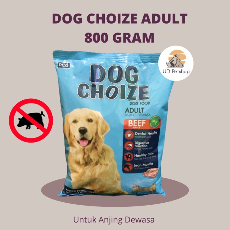 Dog Choize 800gram – Makanan Anjing Kering – Dry Food – Dry Dog Food