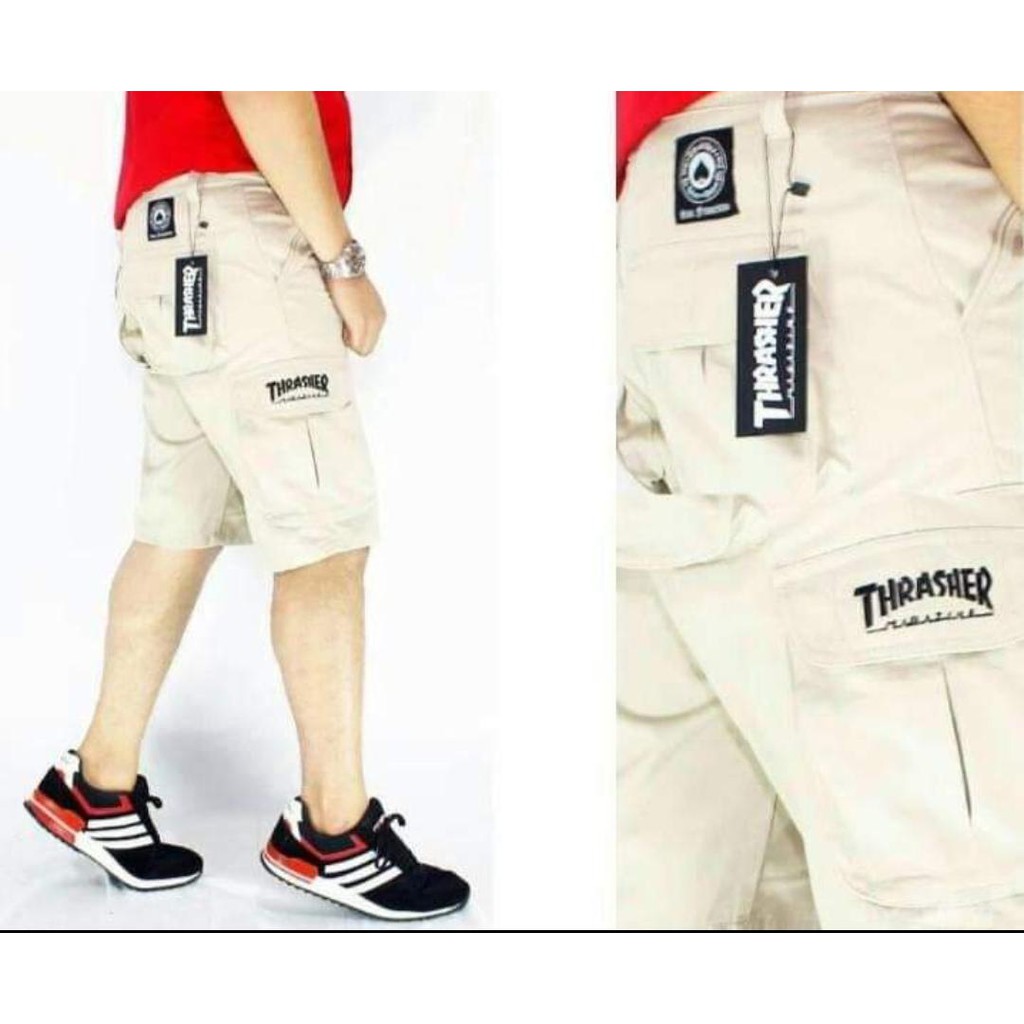 Celana Pendek Pria Cargo PDL / Celana Cargo Thrasher Outdoor Pria / Cargo Pants / Celana gunung