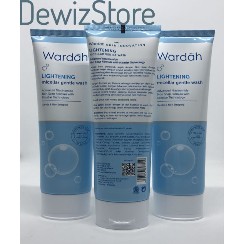 WARDAH LIGHTENING MICELLAR GENTLE WASH - 100ml