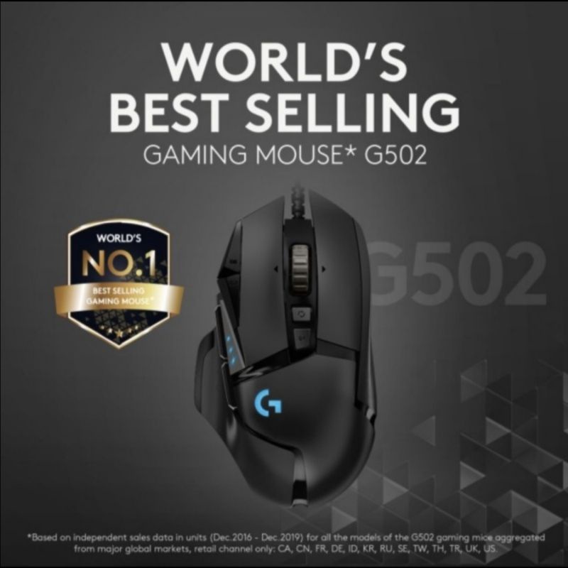 Logitech G502 Hero / Mouse Logitech G 502 Hero Original Garansi Resmi