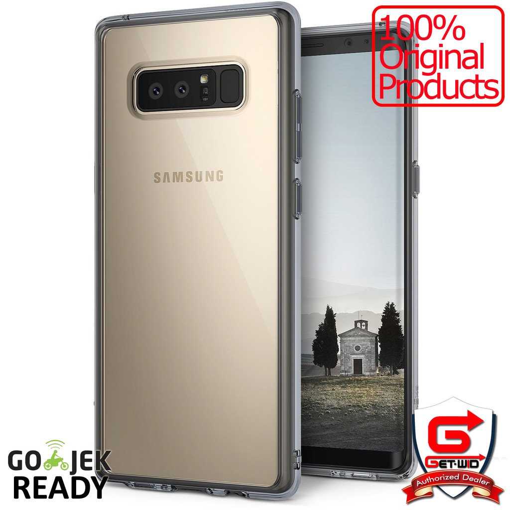 HOT REARTH RINGKE GALAXY NOTE 8 CASE FUSION SMOKE BLACK