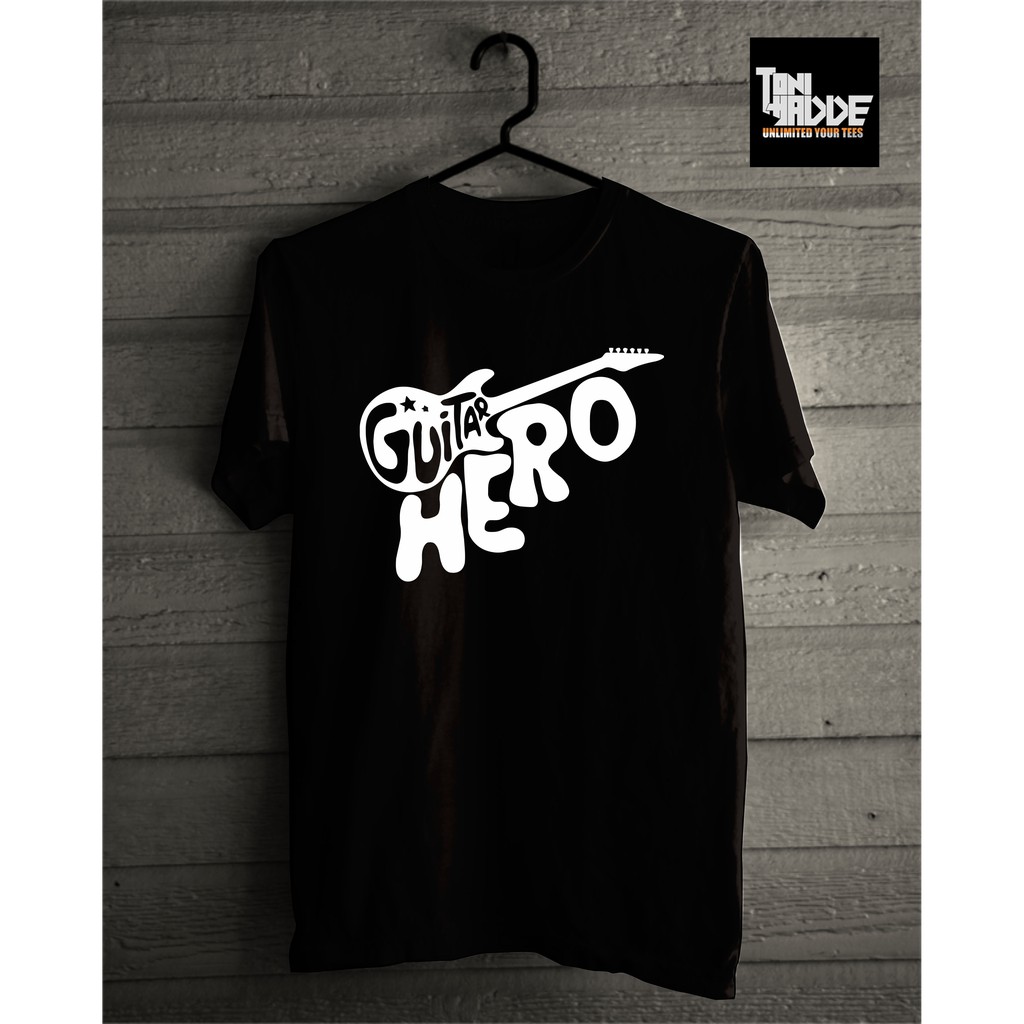 Kaos Keren Guitar Hero Band Musik