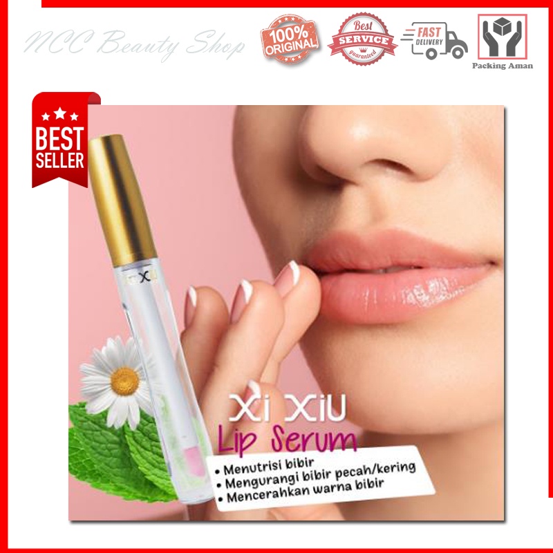 * NCC * Xi Xiu Lip Serum With Jojoba Argan Oil dan Vitamin E Serum Bibir Xixiu Lipstik - Netto 3 gr