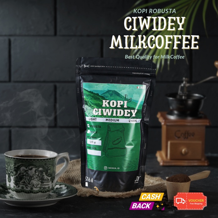 

Kopi Robusta MilkCoffee Ciwidey 200 gr
