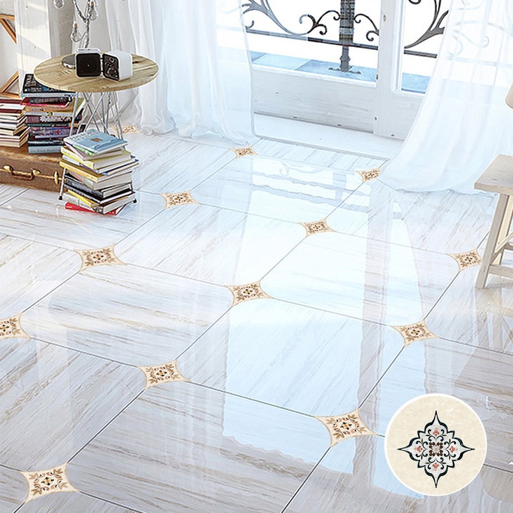 [18pcs Self Adhesive Diagonal Tile Stickers][3d  Decals Home Decor][Creative Diagonal Floor Decor][Living Room Tile Decals Waterproof Floor Adhesive]