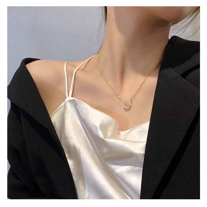 Kalung KL93 Stainless Steel / Titanium Made in Korea Premium Fashion Wanita Kalung unik Lucu Keren /Deluna/BS