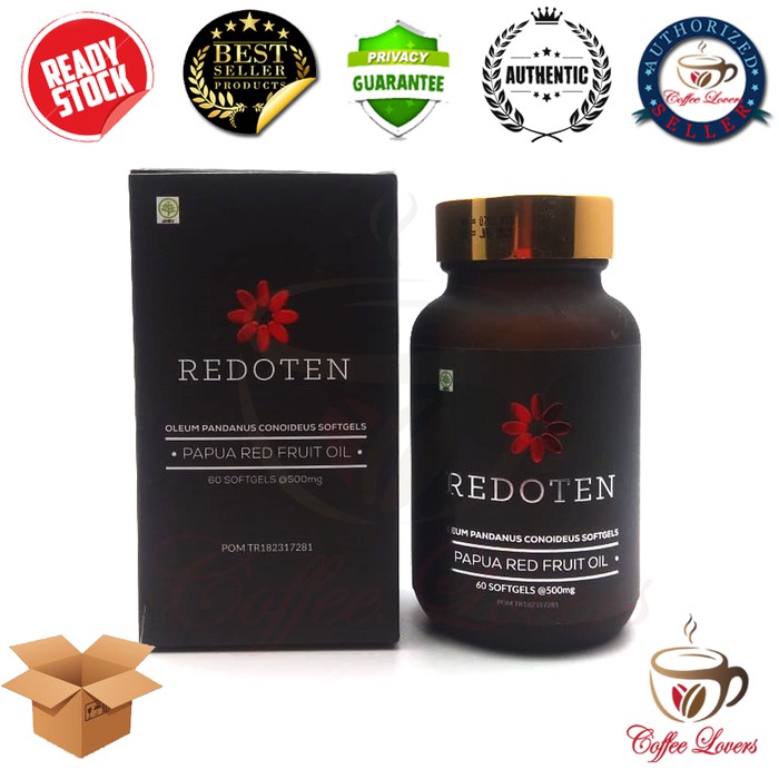 

REDOTEN 60 SOFTGELS PAPUA RED FRUIT OIL MINYAK BUAH MERAH PAPUA