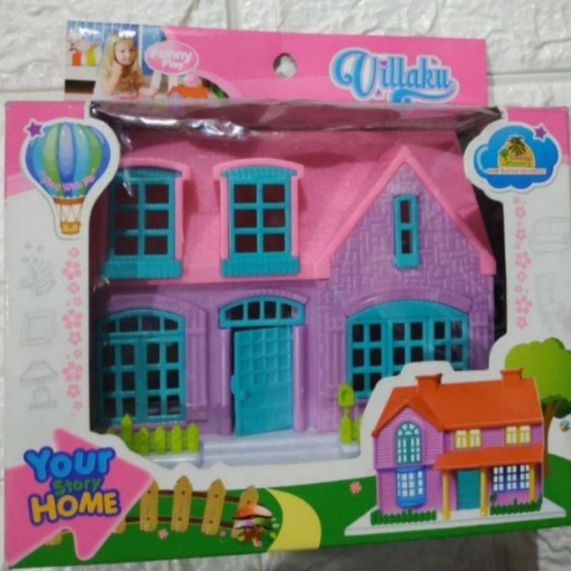 Mainan Anak Rumah-rumahan Villaku / Mainan Anak Villaku Murah