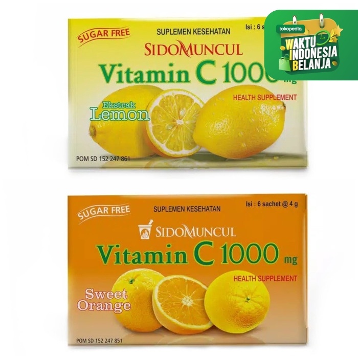 Vitamin C 1000mg Sidomuncul - Lemon