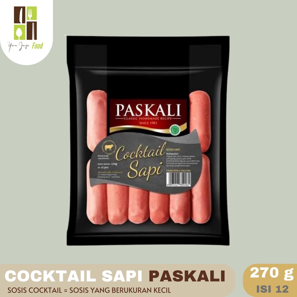 Cocktail Sapi Sosis Kecil Paskali isi 12 [270g]