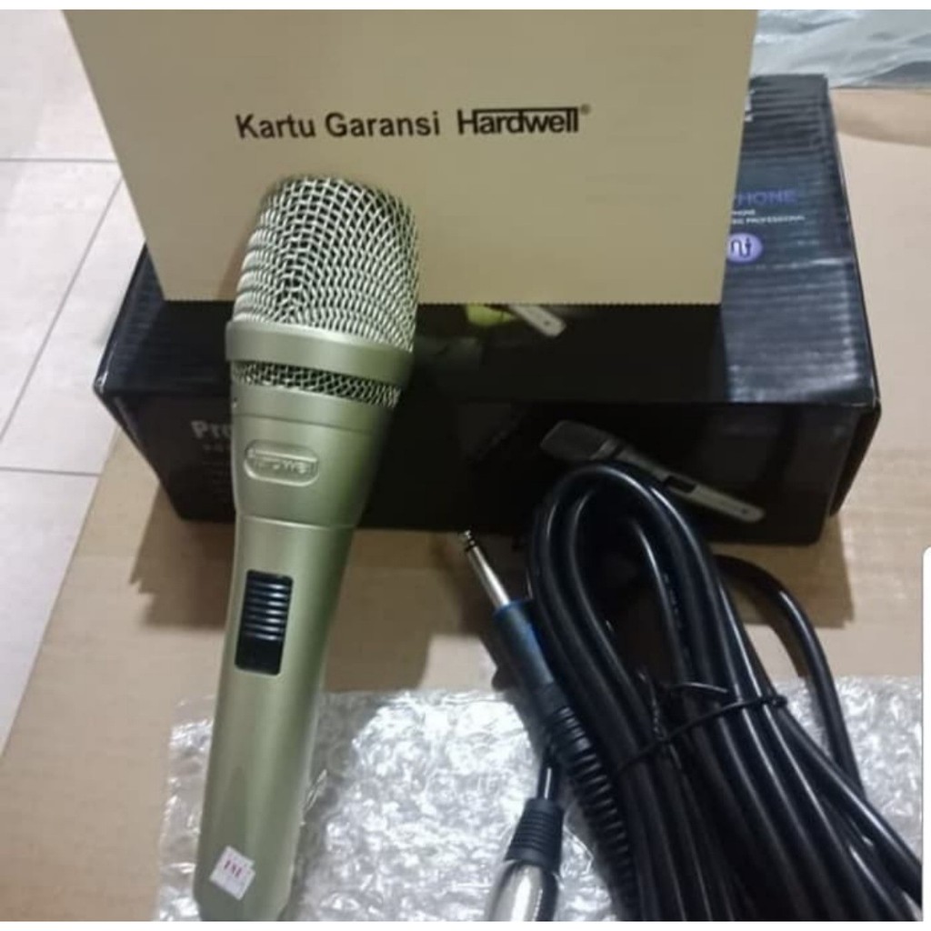 Microphone Kabel HARDWELL PRO 9 New Kualitas Mic Kabel Terbaik