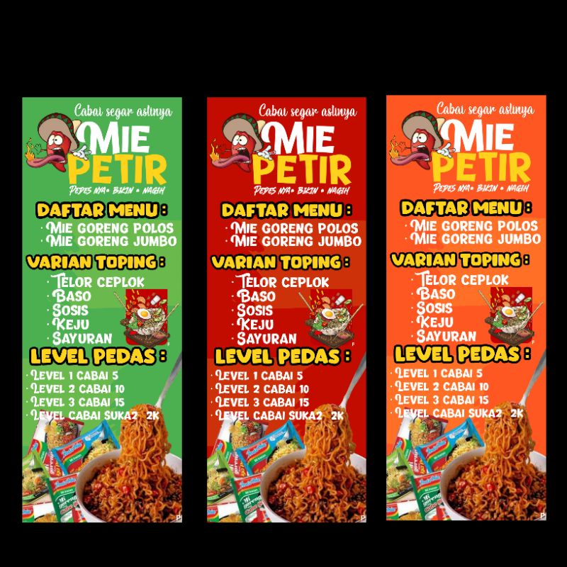 , BANNER UKURAN 60X160