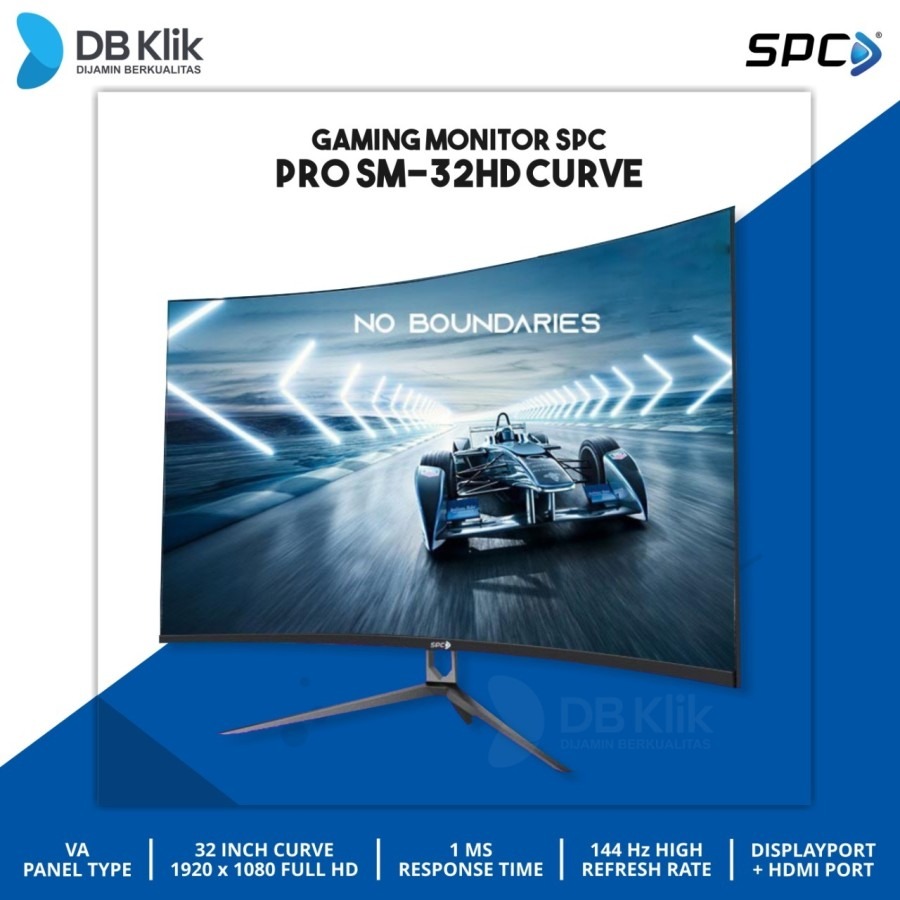 LED Monitor Gaming SPC PRO SM-32HD Curved 32" 144Hz Full HD HDMI DP