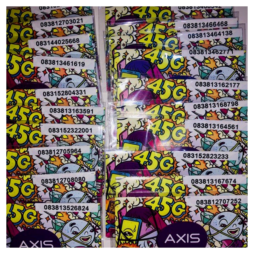 Perdana sudah registrasi dan no acak parah ready banyak no axis