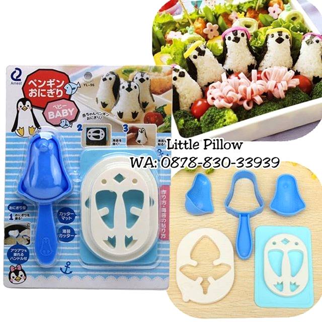 (BABY PINGUIN) Bento Rice Mold Baby Pinguin/Cetakan Bento Pinguin/Cetakan Nasi Bento Karakter