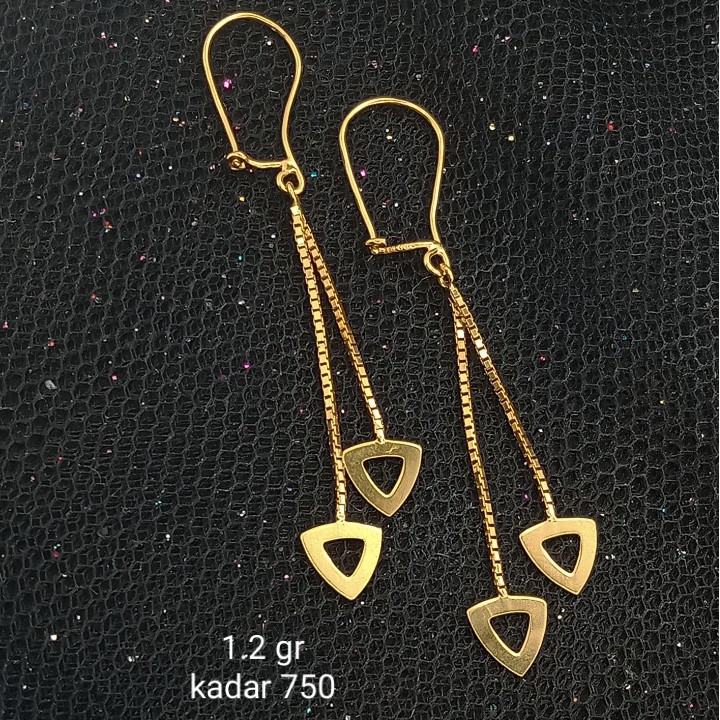 Anting Emas 17K - 1.2 gr Kadar 750 - 836