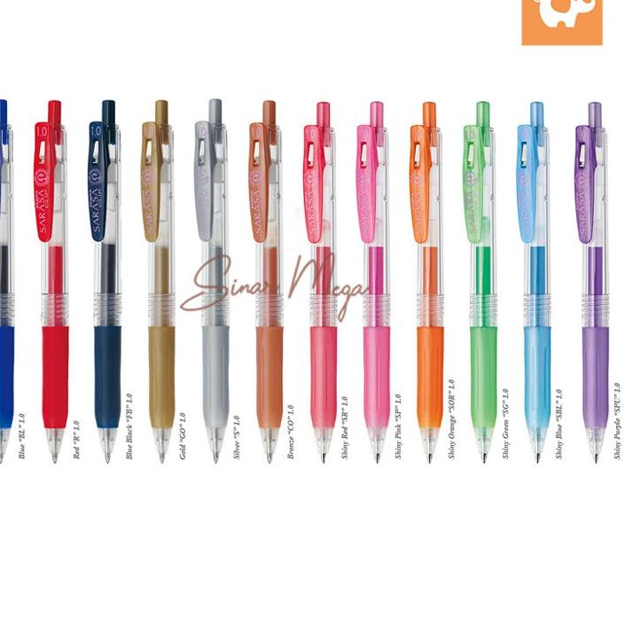 

8.8 Product HOT Zebra Pulpen Sarasa Clip Gel Ink Pen 1.0mm