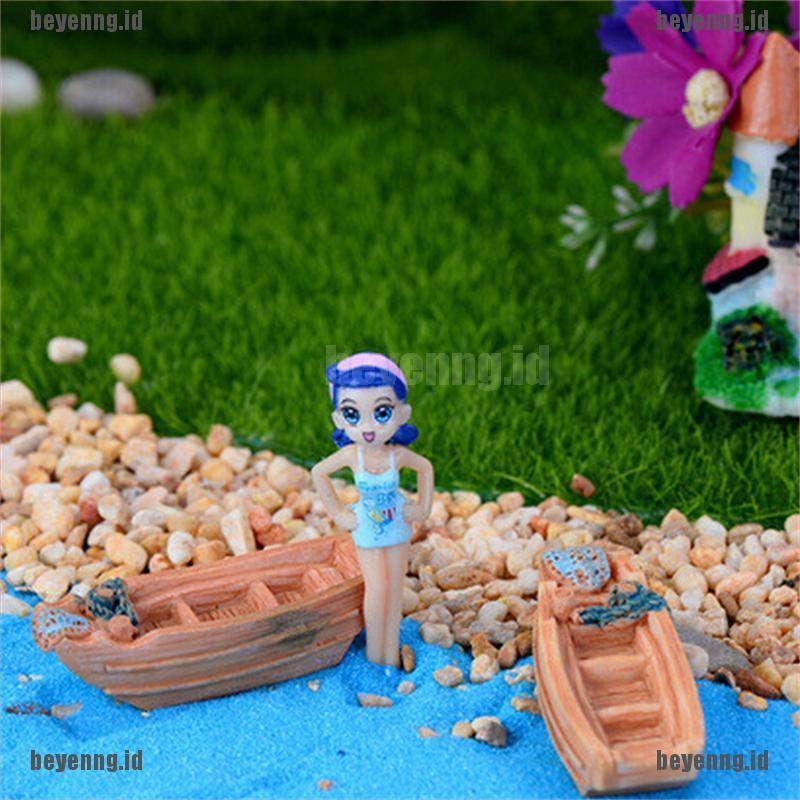 Bey Miniatur Perahu Pancing Untuk Dekorasi Taman Perirumah DIY