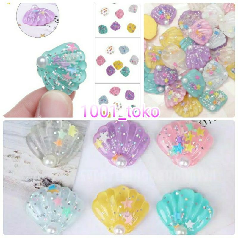 resin akrilik kerang mutiara impor