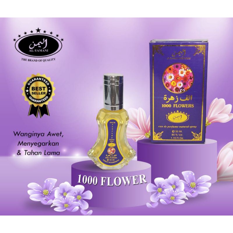 Parfum AL YAMANI Spray 35ml Aroma 1000 BUNGA