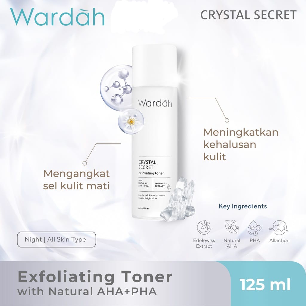 WARDAH Crystal Secret Exfoliating Toner 125ml