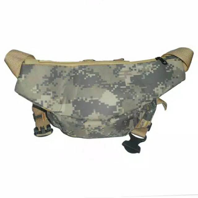 Waistbag Army Tactical / tas pinggang loreng