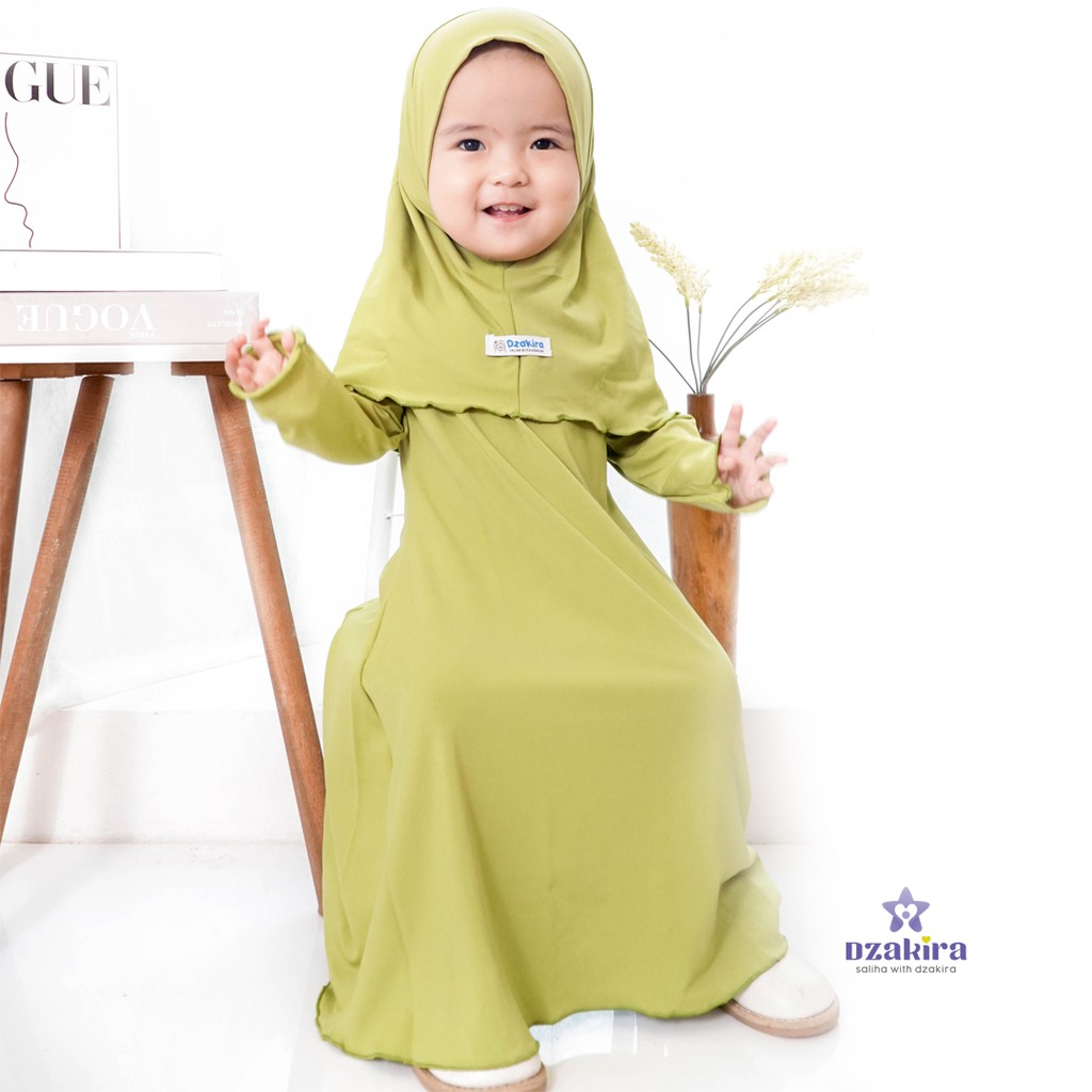 GAMIS BAYI LUCU KIA DAILY ORIGINAL BY DZAKIRA BAHAN JERSEY ITW PREMIUM WARNA  AVOCADO