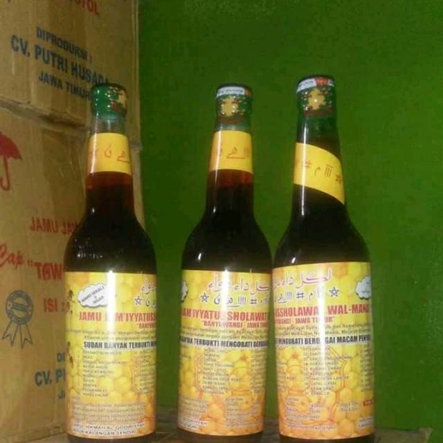 

Jamu herbal sejuta khasiat (botol kaca)