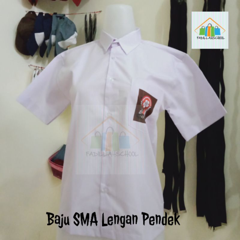 Baju Sekolah SMA Lengan Pendek Seragam Sekolah