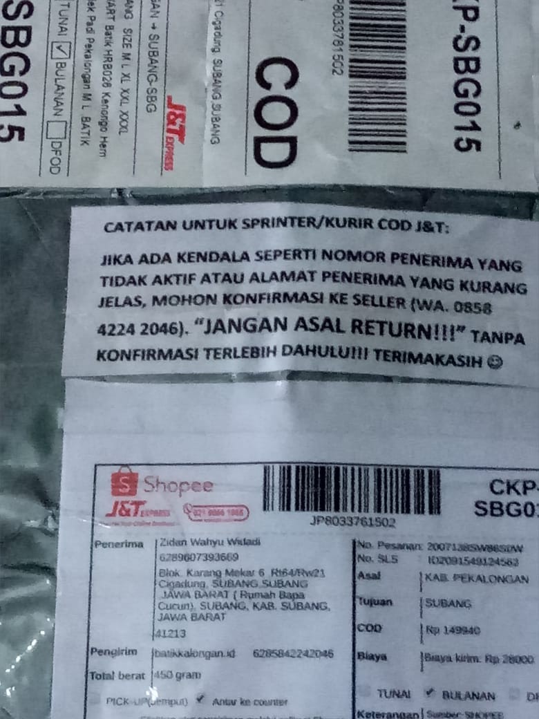 Size M L Xl Xxl Xxxl Bswart Batik Hrb026 Kenongo Hem Pendek Padi Pekalongan M L Xl Batik Pria Murahl