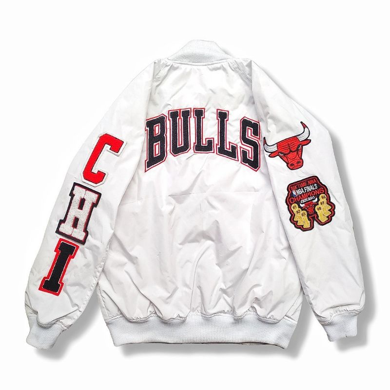 JAKET BOMBER VARSITY CHICAGO BULLS HIGH HIGH QUALITY CASUAL HYPE FASHION PRIA